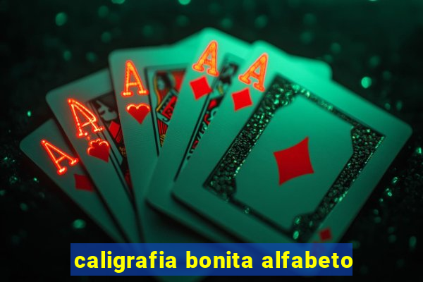 caligrafia bonita alfabeto